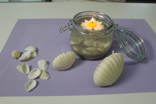 Gänseblümchenkerze „Blütenzeit“ – Schwimmkerze mit Frühlingsgefühl