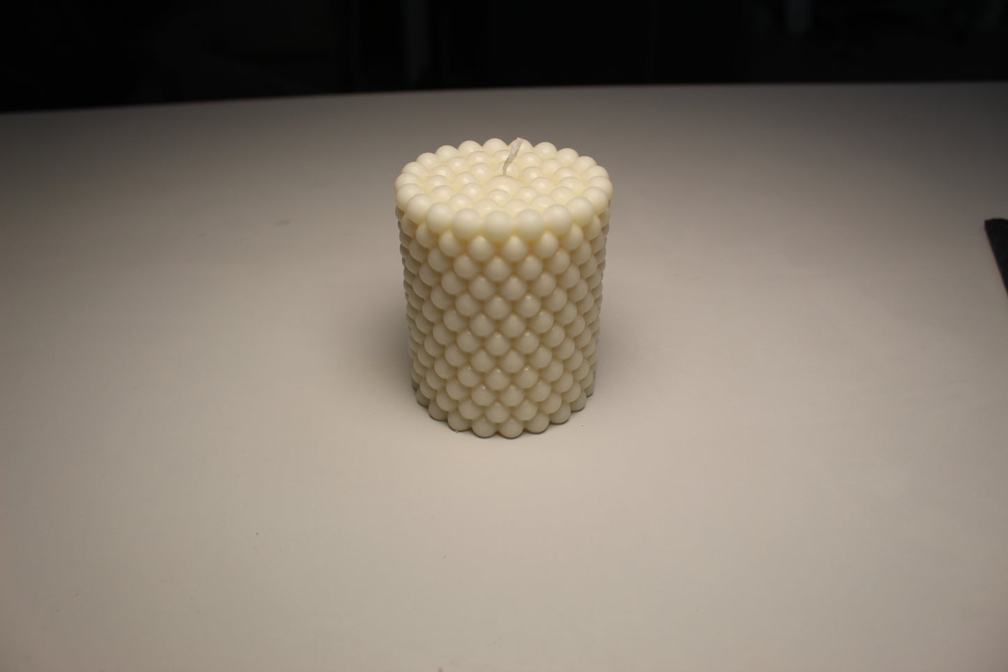 Bubble-Kerze „Perlenzauber“ – Minimalistisch & Elegant