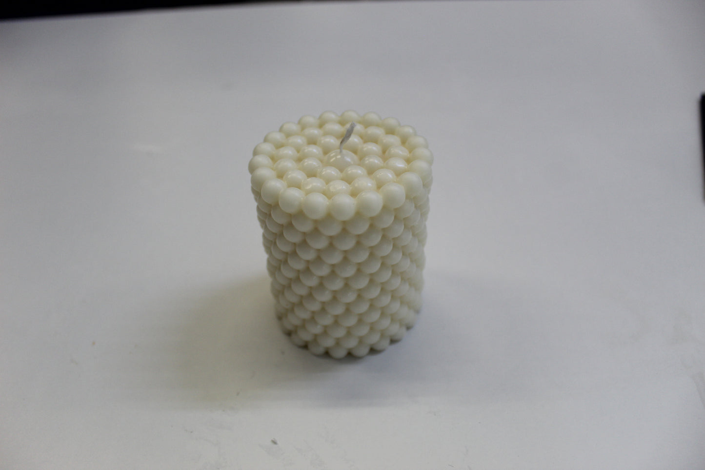 Bubble-Kerze „Perlenzauber“ – Minimalistisch & Elegant