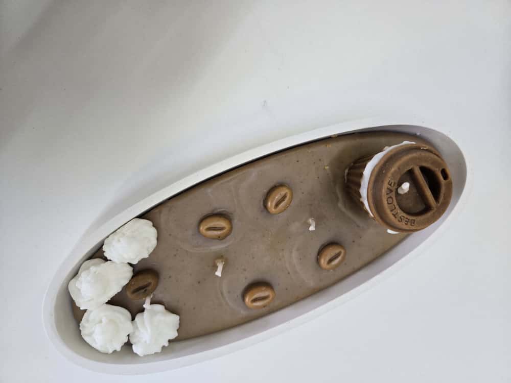 Duftkerze „Kaffeeklatsch“ – Kaffeegenuss in der Gips-Schale